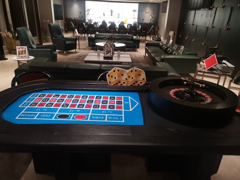 Casino Table with Roulette on rent